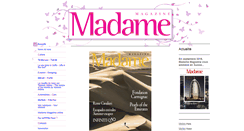 Desktop Screenshot of madame-magazine.com